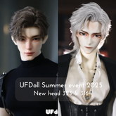 UFDoll Summer event 2025 - new head 323 & 316 (BJD Nudedoll , head) : PreOrder - Anubis Doll Café
